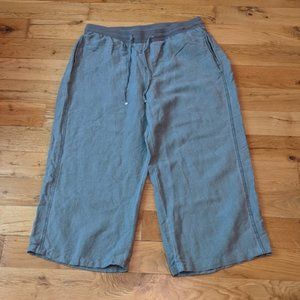 Lane Bryant Linen Crop Pants Size 14/16